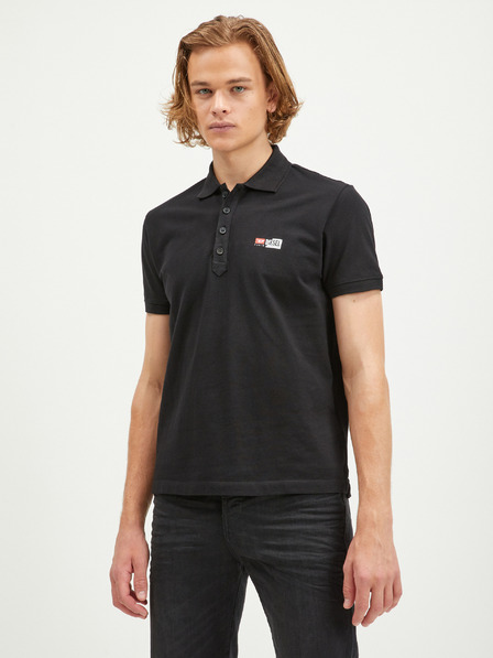 Diesel Schwarzes Herren-Poloshirt Diesel