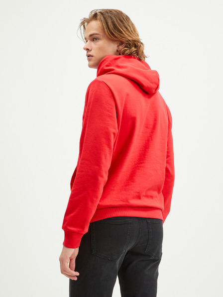 Diesel Roter Herren-Kapuzenpullover Diesel