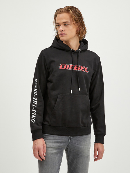 Diesel Schwarzer Herren Hoodie Diesel