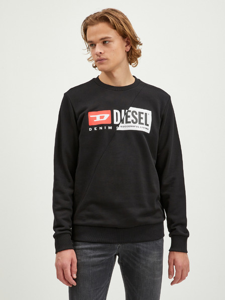 Diesel Diesel Herren Kapuzenpullover schwarz