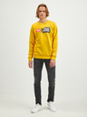 Diesel Gelber Herren-Kapuzenpullover Diesel