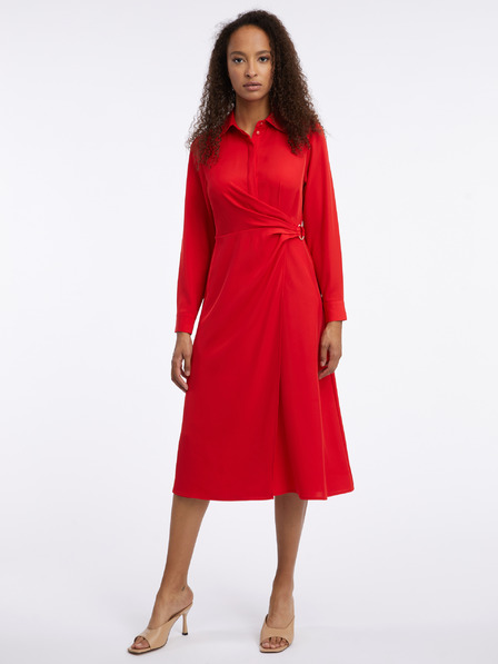 Orsay Rotes Damen-Midikleid ORSAY