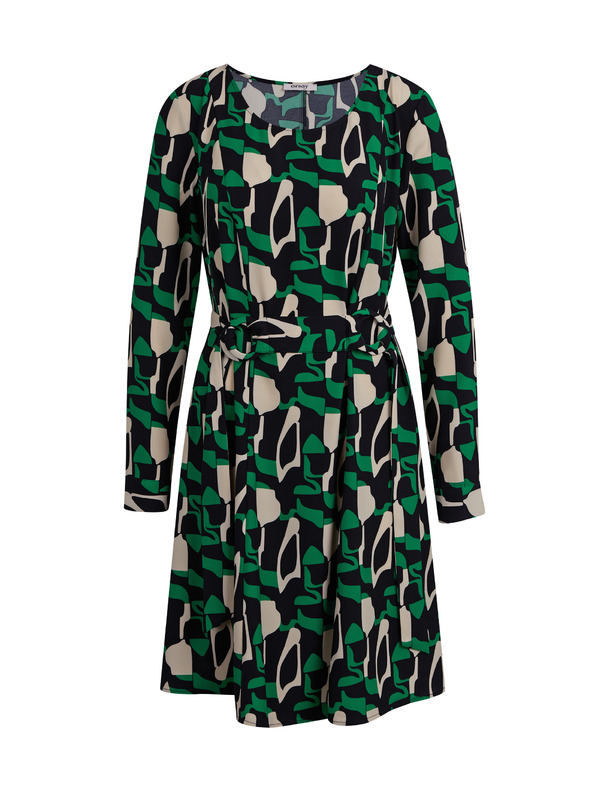 Orsay Grünes gemustertes Damenkleid ORSAY