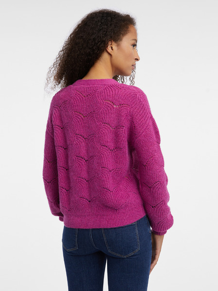 Orsay Dunkelrosa Damen Strickjacke ORSAY