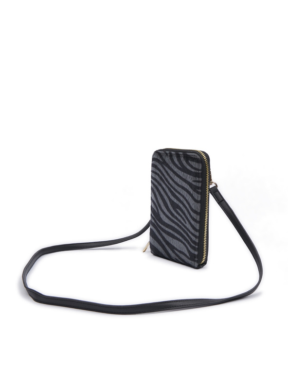 Orsay Schwarzer gemusterter Damen-Nackenbeutel ORSAY