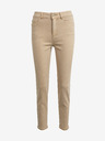 Orsay Beigefarbene Cropped Mom Fit Damenjeans ORSAY