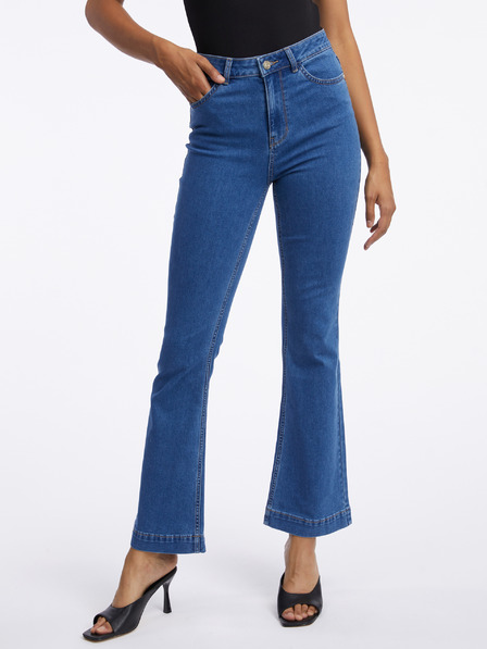 Orsay Dunkelblaue Damenjeans mit ausgestellter Passform ORSAY