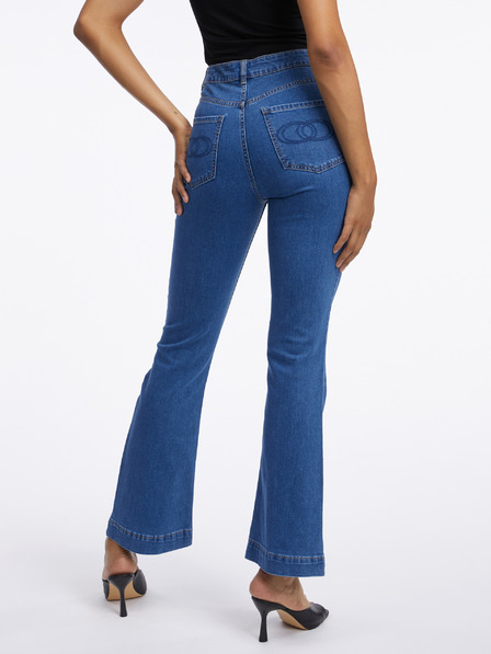 Orsay Dunkelblaue Damenjeans mit ausgestellter Passform ORSAY