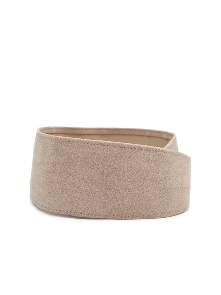 Orsay Beigefarbener Damengürtel aus Wildleder ORSAY