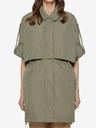 Geox Khaki Damen Oversized Parka mit aufrollbaren Ärmeln Geox Pisa