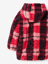 Desigual Desigual Blake rosa karierte Mädchen Winterjacke