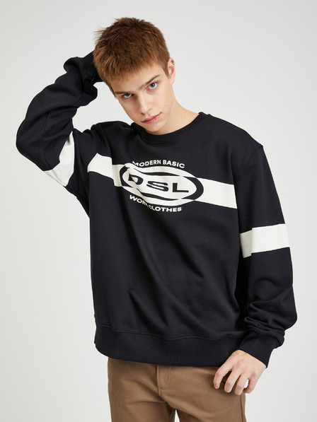 Diesel Diesel Herren Kapuzenpullover schwarz