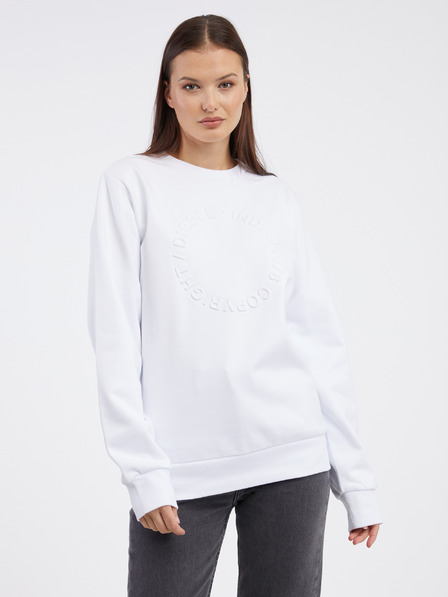 Diesel Diesel Weißes Damen-Sweatshirt