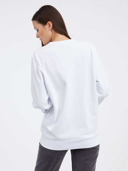 Diesel Diesel Weißes Damen-Sweatshirt