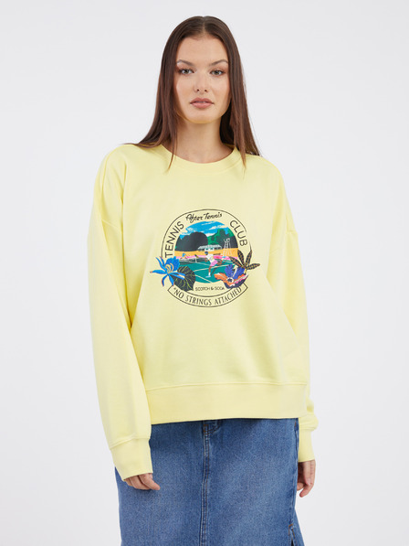 Scotch & Soda Scotch & Soda gelbes Damen-Sweatshirt