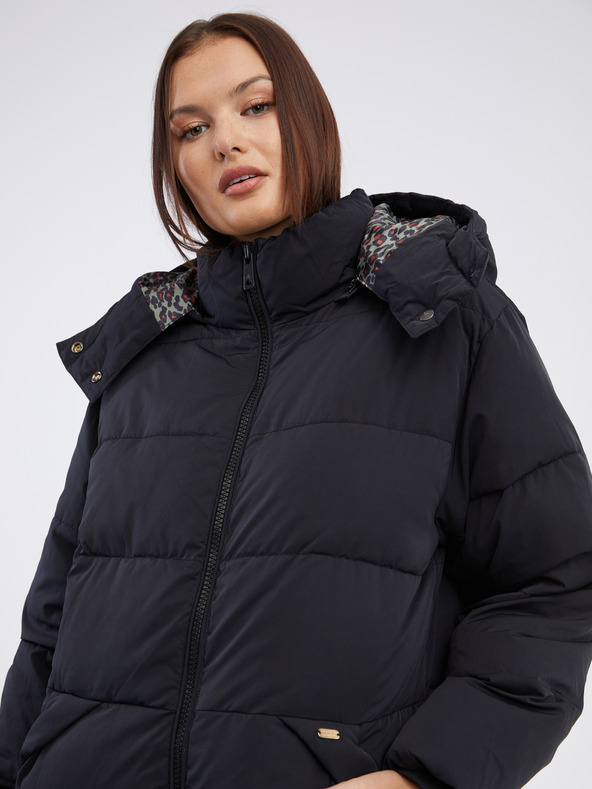 Scotch & Soda Schwarzer Damenmantel Scotch & Soda