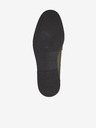 Tamaris Beigefarbene Leder-Slipper Tamaris