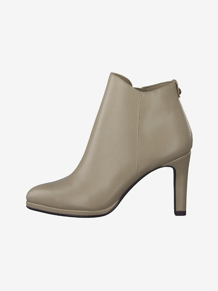 Tamaris Beigefarbene hochhackige Stiefeletten Tamaris