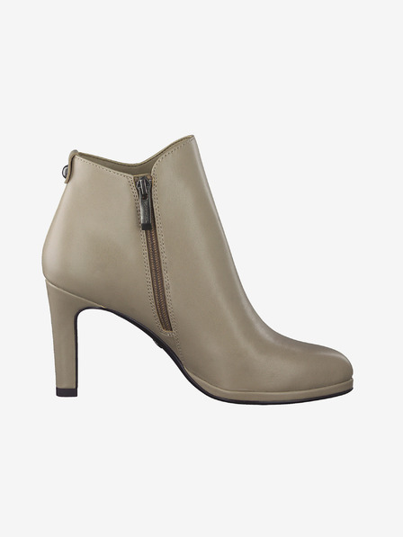 Tamaris Beigefarbene hochhackige Stiefeletten Tamaris