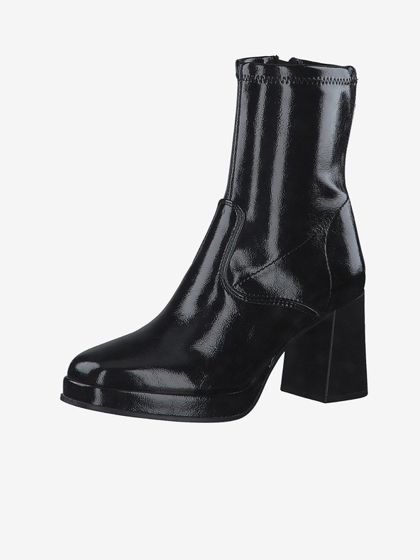 Tamaris Schwarze hochhackige Stiefeletten Tamaris