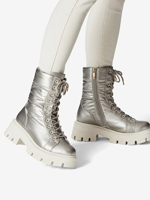 Tamaris Graue Metallic-Low-Boots für Damen Tamaris