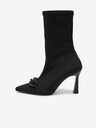 Ojju Schwarze Damenstiefel mit Absatz OJJU