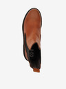 Ojju Braune Lederstiefeletten für Damen OJJU