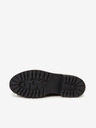 Ojju Khakifarbene Damenstiefeletten aus Leder OJJU