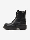 Ojju Schwarze Damenstiefeletten aus Leder OJJU