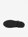 Ojju Schwarze Damenstiefeletten aus Leder OJJU