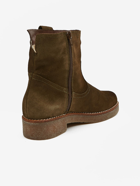 Ojju Isolierte Damenstiefeletten aus Wildleder, khaki OJJU