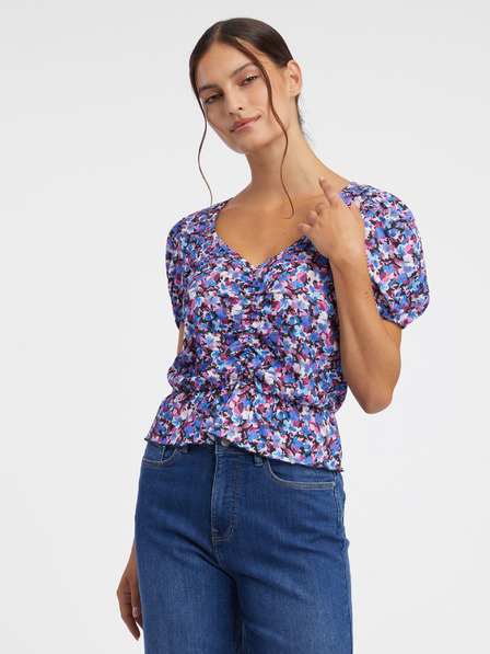 Orsay Lila geblümtes Damen-Top ORSAY