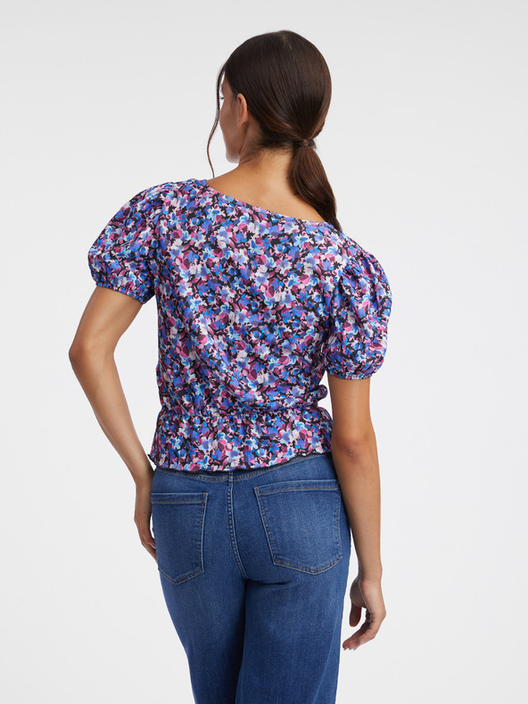 Orsay Lila geblümtes Damen-Top ORSAY
