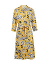 Orsay Gelbes geblümtes Damenkleid ORSAY