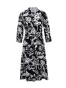 Orsay Schwarzes Damen-Blumenkleid ORSAY