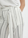 Orsay Weiße gestreifte Damen-Leinenhose ORSAY