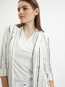 Orsay Weißes gestreiftes Leinenblazer für Damen von ORSAY