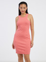 Noisy May Korallfarbenes Damen-Basic-Kleid Noisy Maya