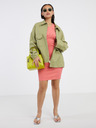 Noisy May Korallfarbenes Damen-Basic-Kleid Noisy Maya