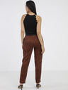 CAMAIEU Braun gemusterte Hose CAMAIEU
