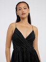 ONLY Schwarzes plissiertes Damen-Maxikleid ONLY Elema