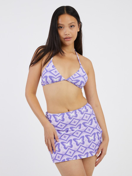 Noisy May Hellviolettes Damen-Badeanzug-Oberteil Noisy May Smiley