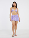Noisy May Hellviolettes Damen-Badeanzug-Oberteil Noisy May Smiley