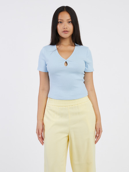 Noisy May Blaues Damen Basic-Shirt Noisy May Maya