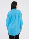 ONLY Blaues Damen-Leinenhemd ONLY Corina
