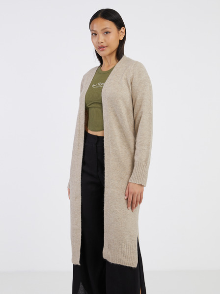 Noisy May Beigefarbene Damen Strickjacke Noisy May Viola