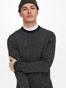 ONLY & SONS Dunkelblauer gerippter Pullover ONLY & SONS Niguel