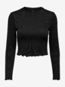 ONLY Schwarzes Damen T-Shirt mit langen Ärmeln ONLY Kitty