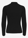 Jacqueline de Yong Schwarzer gerippter Damenpullover JDY Magda