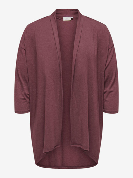 ONLY CARMAKOMA Burgunderrote Damenstrickjacke ONLY CARMAKOMA New Carma